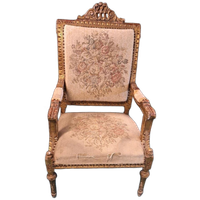 Antieke Stoel/fauteuil Om Op Te Knappen Of Om Zo Te Plaatsen