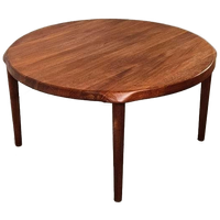 Vintage Deense Salontafel, Massief Teak, John Boné