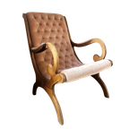 Vintage Chesterfield Stijl Fauteuil thumbnail 1