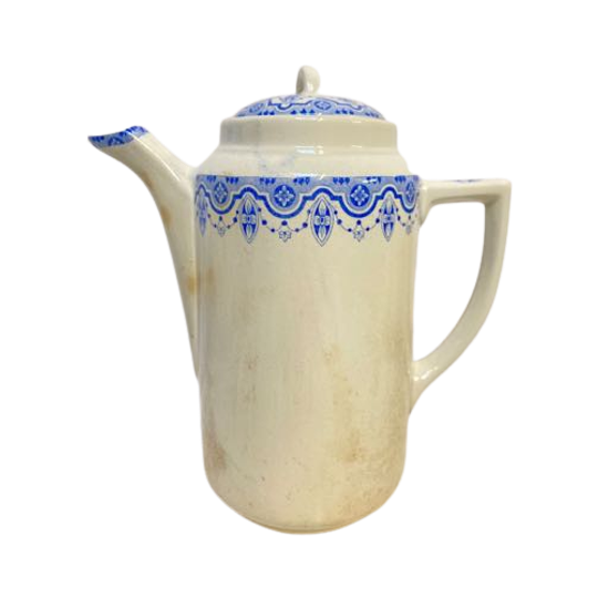 Boch, Belgie Brocante Beboterde Grote Koffiepot Theepot - Reliving 1