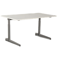 Ahrend 500 Elektrisch Bureau, Bladkleur Naar Keuze, 160 X 80 Cm, Hoogte Instelbaar Onderstel, (Le