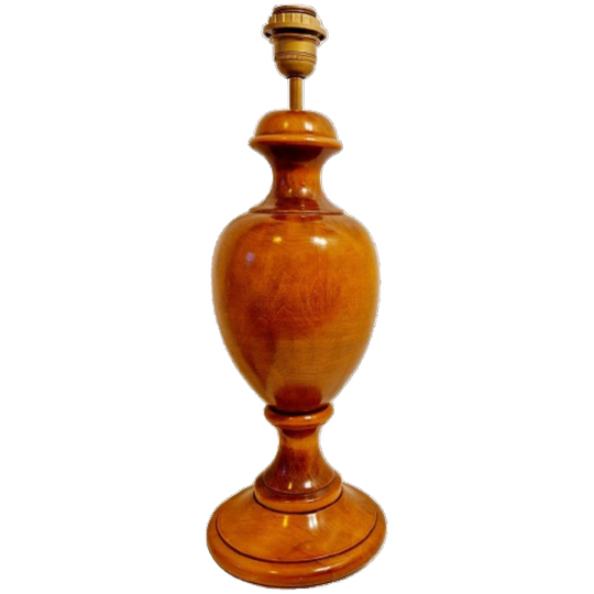 Grote Klassieke Lampenvoet Massief Hout Tafellamp 1