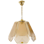 Vintage Glazen Lamp Hollywood Regency thumbnail 1