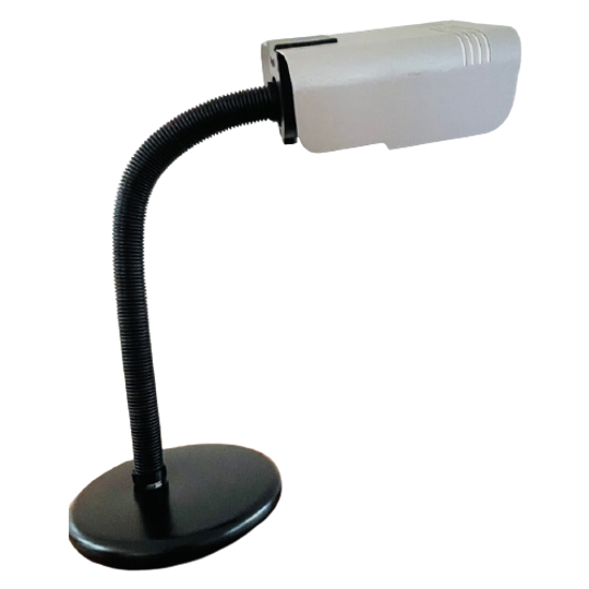 Vintage Targetti Lamp. Targetti - Sankey. Italiaanse Design Lamp. Rvs 1970’s Bureaulamp. 1