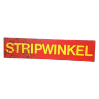 Reclamebord Van Een Stripwinkel