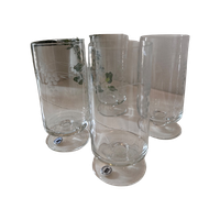 Waterglazen Gemerkt Bb Op Voet Vintage