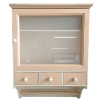 Brocant Repainted Jaren 70-80 Ophangkast Wandkast