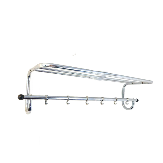 Vintage Kapstok Jaren 50 / 60 Chroom Metaal 1
