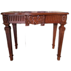 Klassieke Mahonie Houten Sidetable, Haltafel, Wandconsole thumbnail 1