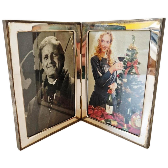Verzilverde Fotolijst Dubbele Staande Foto Lijst 1