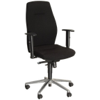 Frontseat Bureaustoel, Zwart, 1D Armleggers thumbnail 1