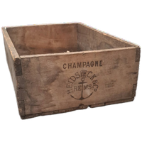 Antiek Champagne Kistje Van Heidsieck & Co, Eind 19e Eeuw