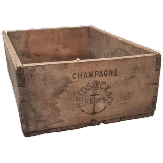 Antiek Champagne Kistje Van Heidsieck & Co, Eind 19e Eeuw 1