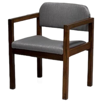 Jaren 60 Wengé Fauteuil Nederlands Design Armstoel Grijs