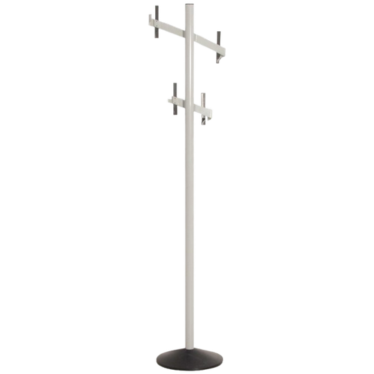 Lande Kapstok, Lichtgrijs, 193cm Hoog, 4 Haken 1
