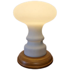 Opaalglazen Mushroom Lamp, 1970S thumbnail 1