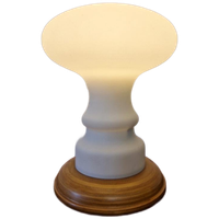 Opaalglazen Mushroom Lamp, 1970S