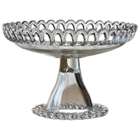 Vintage Glass Footed Bowl