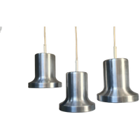 3 X Raak Amsterdam Chromen Hanglampen