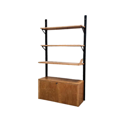 Vintage Wallunit Wandkast Kast Wandsysteem Klepkast