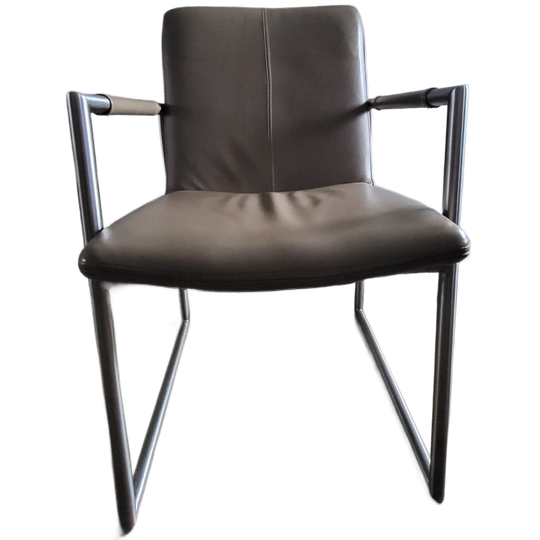 Set Van 6 Originele Habufa Lederen Eetkamerstoelen 1