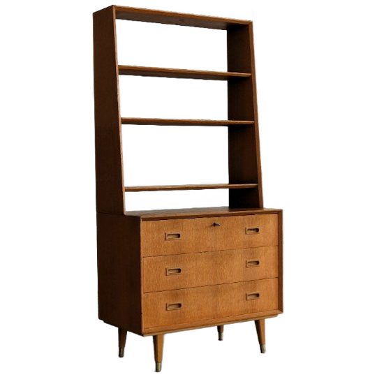 Vintage Boekenkast | Wandkast | Jaren 60 | Zweden 1