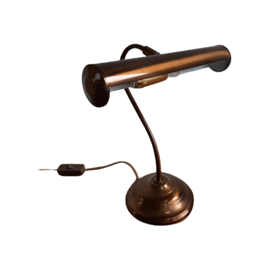 Vintage Bureaulamp Notarislamp Pianolamp Bankierslamp 1