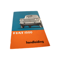 Fiat 1500 - Handleiding - Instructieboekje - 32 Pagina'S - 1970'S