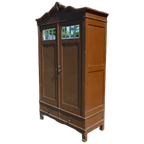 Oud Grenen Kledingkast Hang Leg thumbnail 1