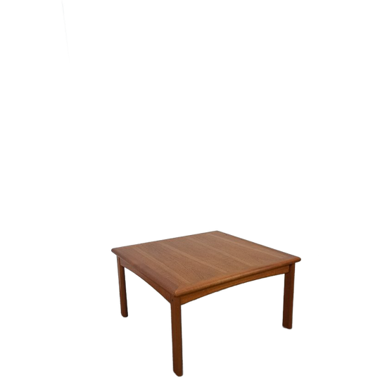 Deense Vierkante Glostrup Teak Salontafel, Nr, 4 1