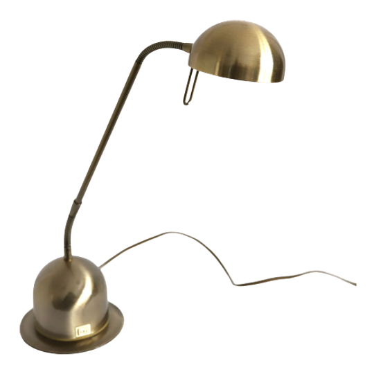 Vintage Messing Bureaulamp Massive 1