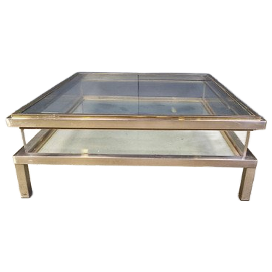 Vintage Sliding Top Coffee , 1970s 1