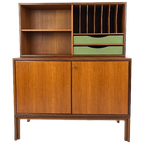 Scandinavisch Vintage Teak Fineren Boekenkast Bergnas thumbnail 1