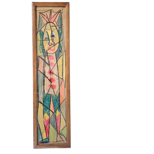 Chalk Drawing / 1960s / Height 80 Cm 1