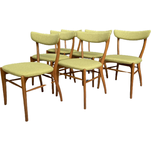 Set Of 2 Teak Easy Arm Chairs 1960S