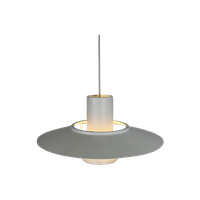 Originele Grijswit Gekleurde Falcon Designlamp Ontworpen Door Andreas Hansen Voor Fog And Morup -