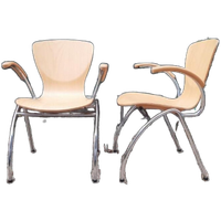 Set 4 Bingo Eetkamerstoelen Vlinderstoel Retro Design Stoelen
