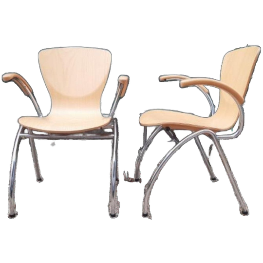Set 4 Bingo Eetkamerstoelen Vlinderstoel Retro Design Stoelen 1