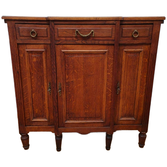 Vintage Houten Dressoir, Commode, Wandkast, Ladekast 1