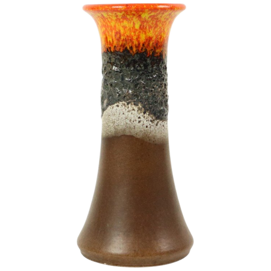 Vintage Jasba Vaas Fat Lava West Germany Keramiek 02010-24 1