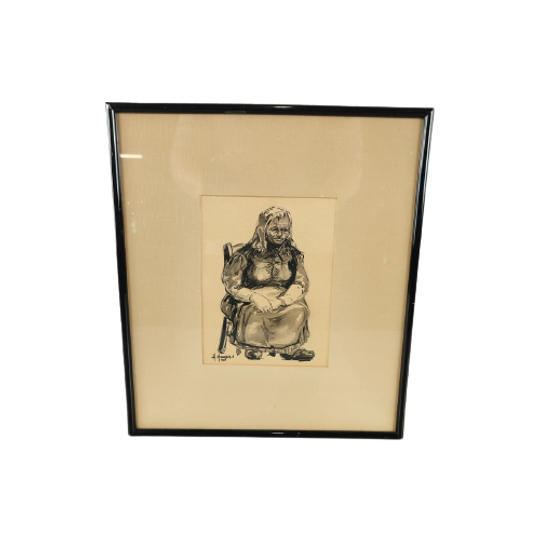 Albert Hagers - Tekening / Aquarel 1