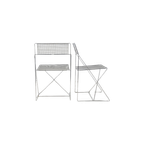 Set X-Line Stoelen Ontworpen Door Niels Jørgen Haugesen Voor Hybodan, '70 thumbnail 1