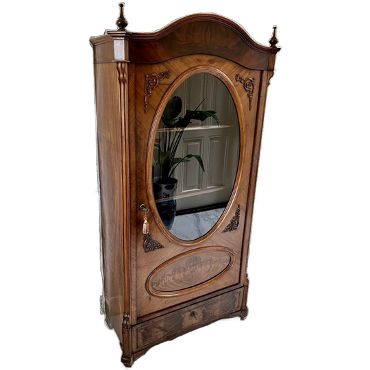 Biedermeier Porseleinkast - Pronkkast 1860 1