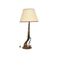 Steampunk Pistool Lamp Unieke Tafellamp Antiek Geweer Rustiek 78Cm