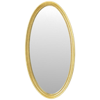 Grote Ovale Gouden Spiegel Hollywood Regency Stijl 70cm thumbnail 1