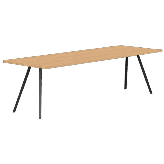 Studio Henk Eettafel Slim Co Hardwax Olie Naturel, Rechthoekig 1