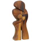 Wooden Sculpture – Attributed To Danish Modernism, 1970s thumbnail 1