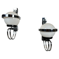 2x Vintage Design Wandlampen