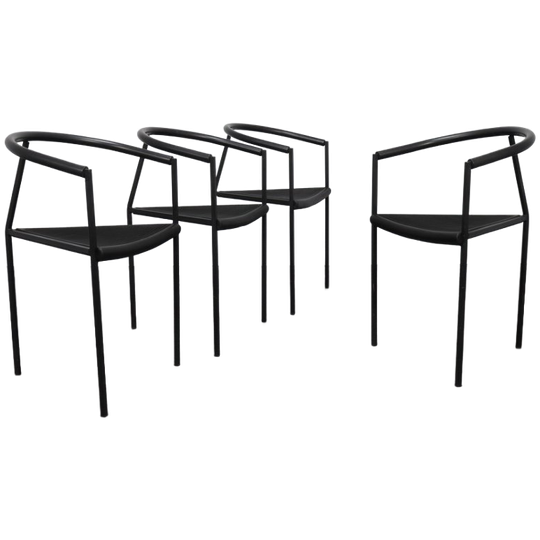 4x Zeldzame Postmoderne Eetkamer Stoel Maurizio Peregalli Zeus, 1980s 1