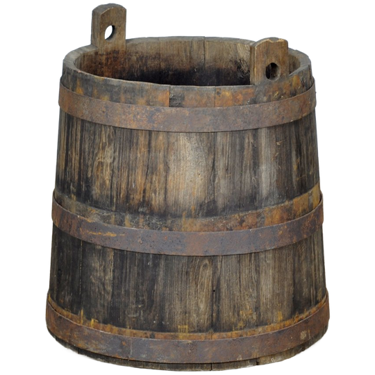 Authentieke Eiken Opslag Ton, Circa 1910 1